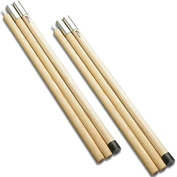 Amazon | FIELDOOR 木製テントポール 直径32mm 2本セット （3本